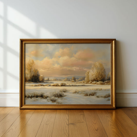 Winter Landscape Wall Art Digital Download
