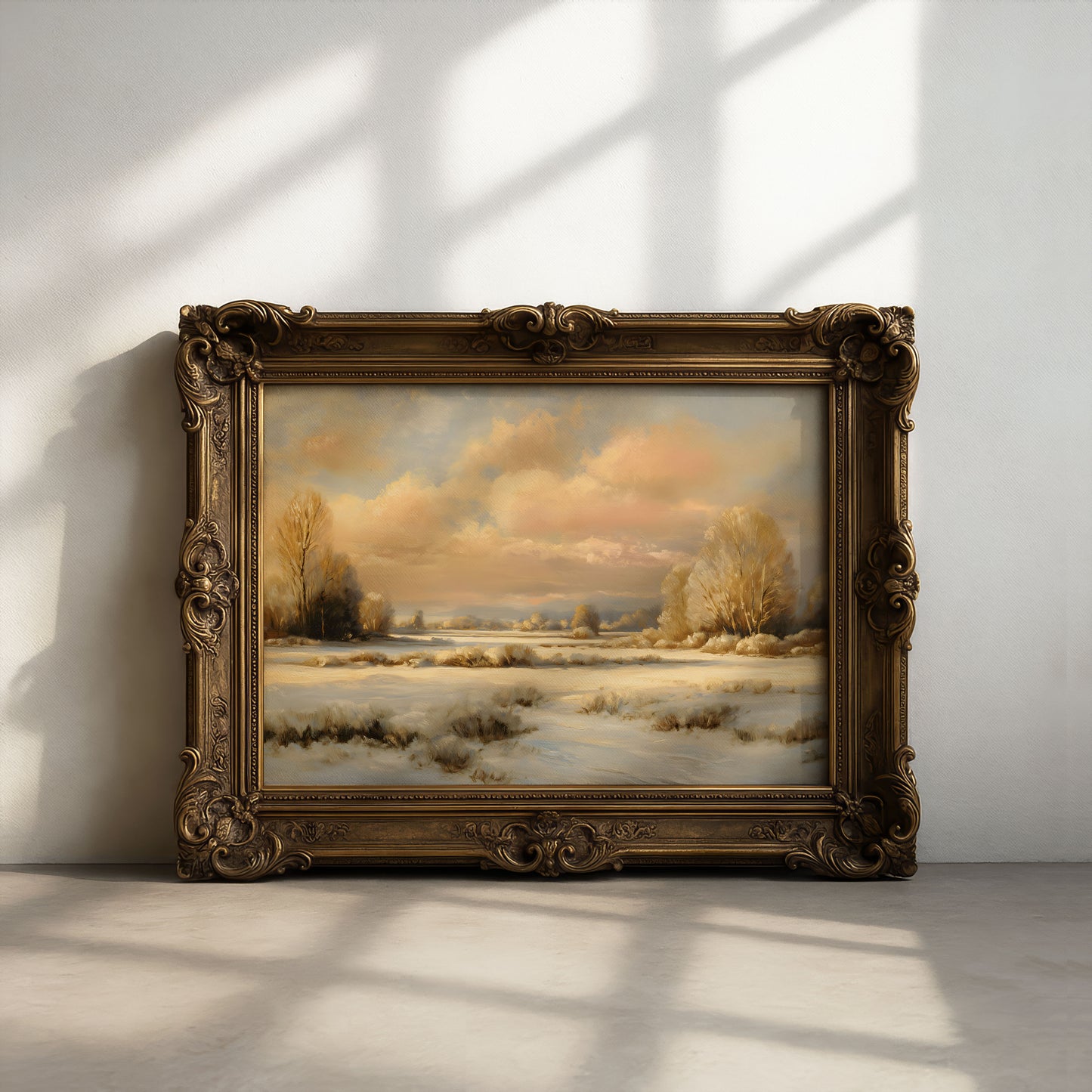 Winter Landscape Wall Art Digital Download