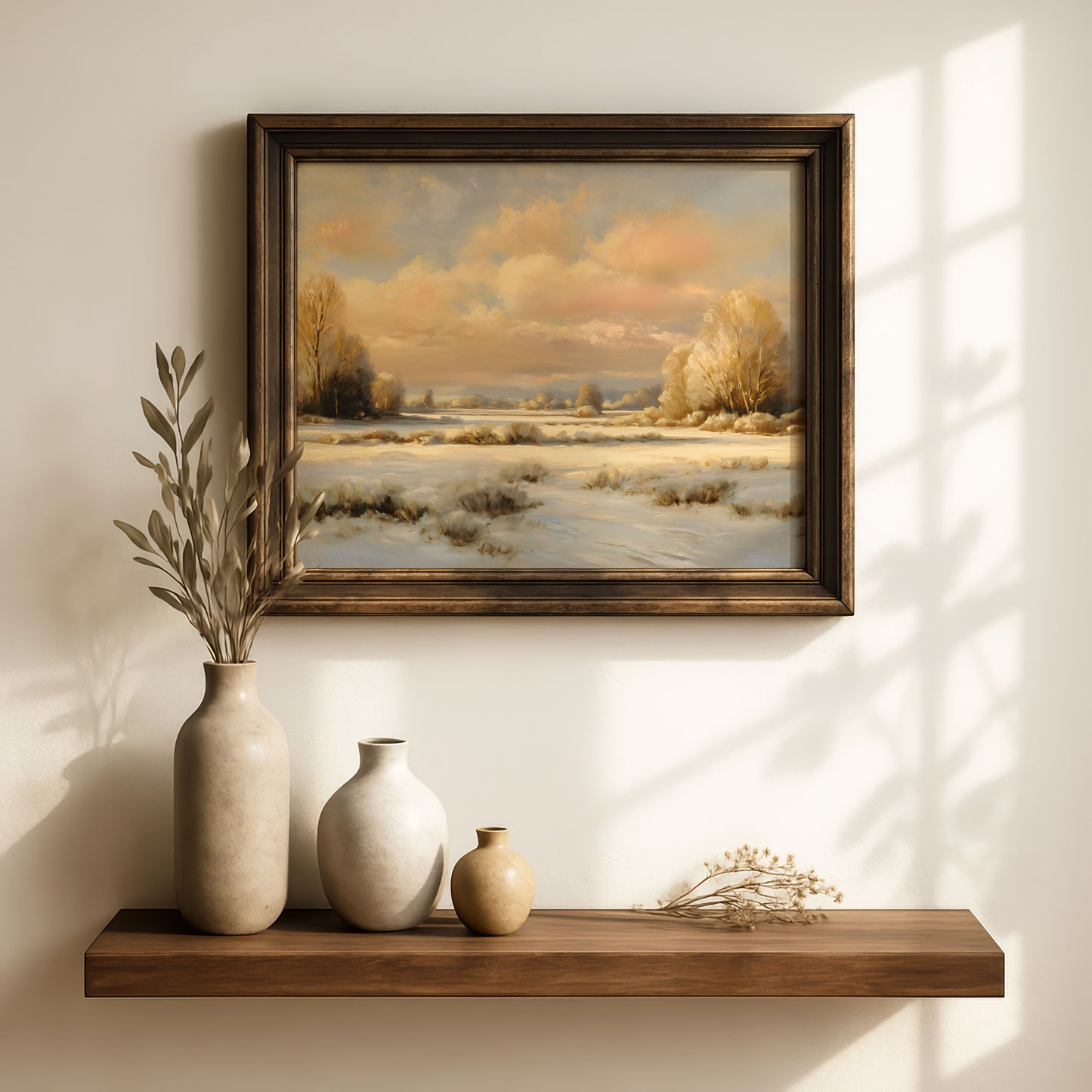 Winter Landscape Wall Art Digital Download