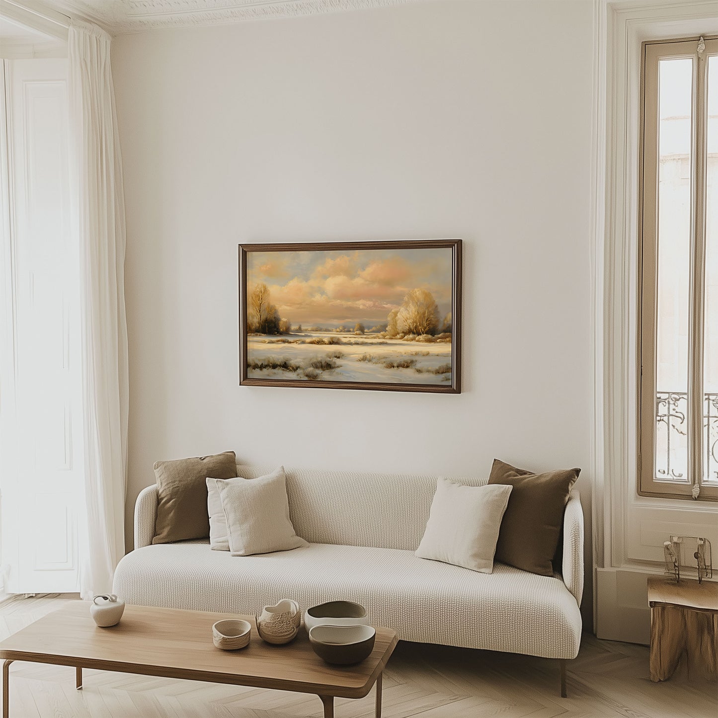 Winter Landscape Wall Art Digital Download