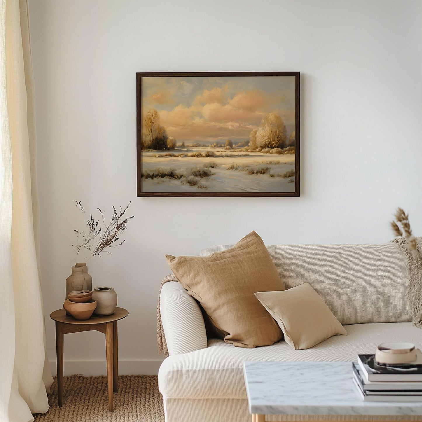 Winter Landscape Wall Art Digital Download